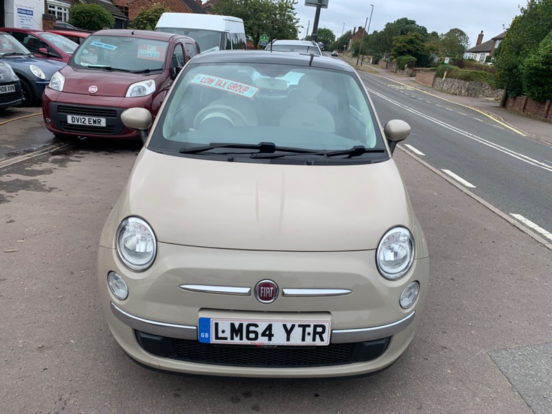 View FIAT 500 1.2 LOUNGE  *1 LADY OWNER * £35 ROAD TAX*PANORAMIC ROOF*